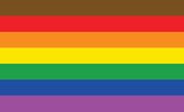 Vlag - Sticker - Regenboogvlag - Regenboog - Gay - LGBT - Black Lives Matter