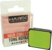 HairFX London Hair ChalkIn Tong Refill Haarkrijt kleur styling wasbaar 4g - Emerald Green Emerald Green