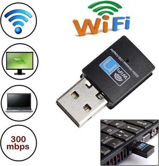 Clé WiFi USB 2.0 300 Mbps