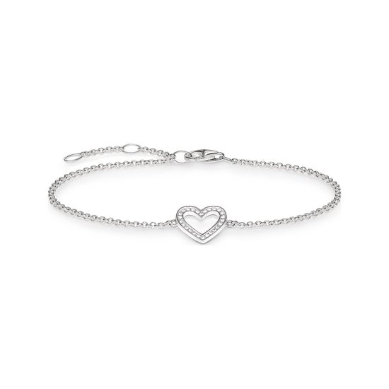 Thomas Sabo Sterling Silver Armband A1553-051-14-L19.5v (Verstelbaar: 16.50-19.50 cm)