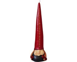 Adventskaars - Kabouter Vrouwtje -Kaars - Kerst Kaars - Kerst -Kerstverlichting