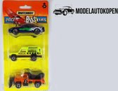 Matchbox Price Busters (3 auto’s) Set 2 - Modelauto - Schaalmodel - Model auto - Miniatuurautos - Miniatuur auto - Cadeau Kado - Sinterklaas - Kerst - Cadeauset voor kinderen