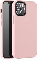Hoco iPhone 12 Pro Max silicone Back Cover Case - 6.7 - Roze