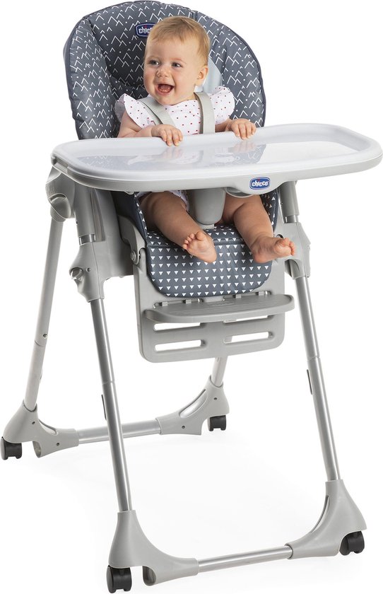 Chicco Polly Easy Kinderstoel - Inklapbare baby eetstoel - Met stoelverkleiner - Hoogte verstelbaar - Pinguin van Chicco — afbeelding 4