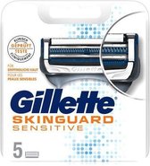 Gillette Fusion Skinguard Sensitive 5 Stuks - Navulmesjes