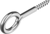 Schroefoog - rvs - 6.0 x 60 mm (2 stuks)