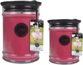 BRIGEWATER kaars Tickled Pink Geurkaars set van 2 Klein & Groot.