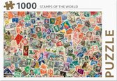 Puzzel 1000  stukjes - REBO - stamps of the worlds