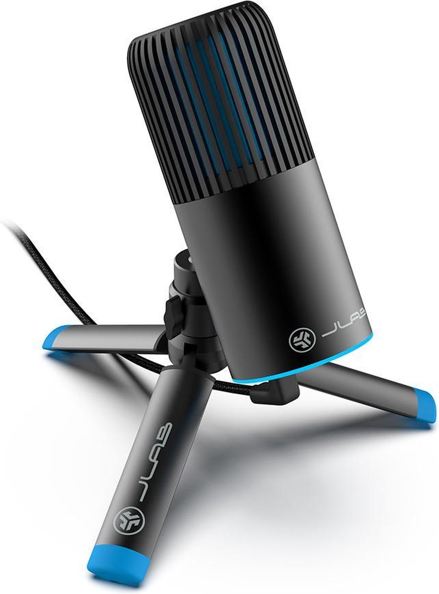 JLab Talk GO USB Microfoon voor PC - Condensator Microfoon met Statief - 96 kHZ/24 bit - JLab