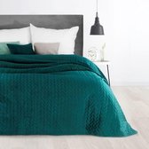 Luxe bed_Beddensprei_brulo_sprei_220X240 cm_donker turquoise