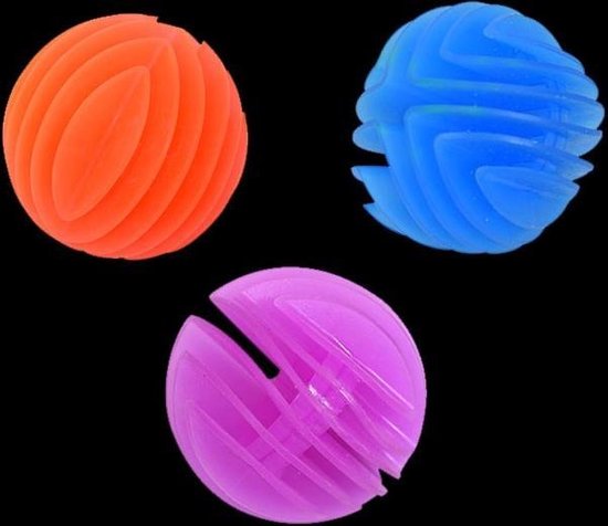 Afbeelding van het spel 3 x Sensory Flexi Ball – Tactile UV Toy