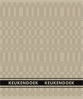 DDDDD Pelle Keukendoek - Set van 6 - Katoen - Print - 50x55 cm - Badstof - Zand
