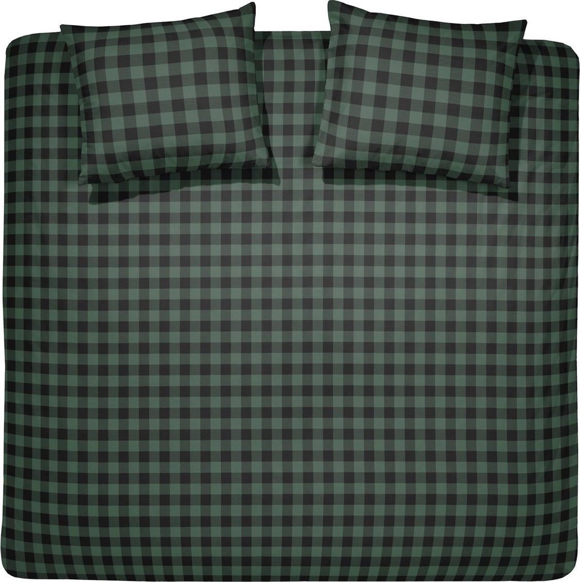 Damai Timber - Dekbedovertrek - Flanel - 240x200/220 cm - Green
