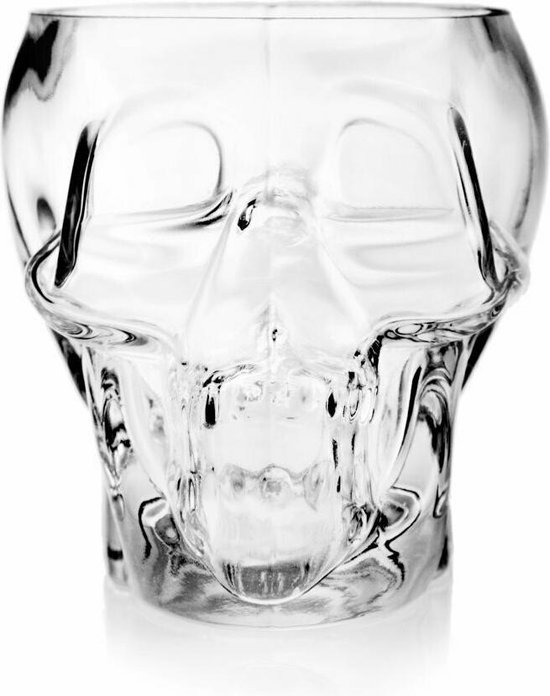 verkeer Beeldhouwer Pak om te zetten Cocktail Glas skull - Glas Doodskop - Transparant - 70 CL | bol.com