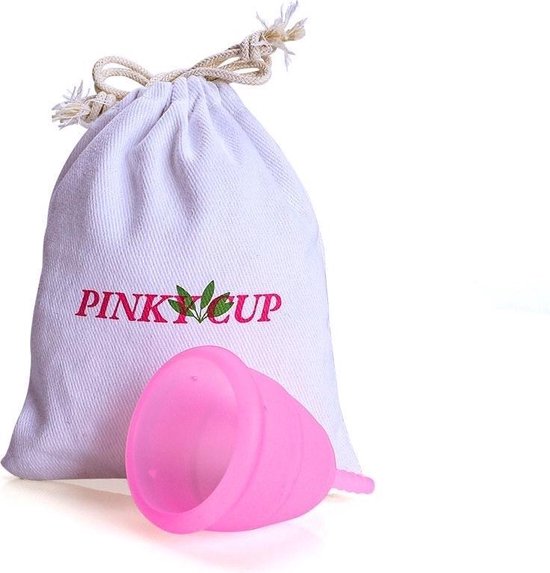 PinkyCup Menstruatiecup met Sterilisator - Medisch Siliconen Cups - Herbruikbaar - Milieuvriendelijk - Roze - PinkyCup