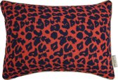 Sierkussen Leopard Polyester Oranje 35 X 50