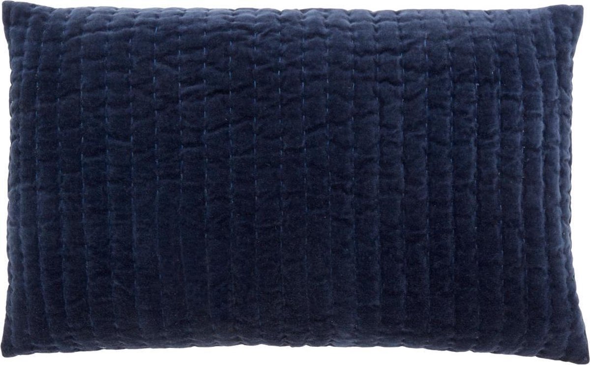 Castor kussen incl vulling - donkerblauw
