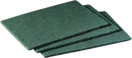 Foto: Maus schuurlapjes groen 50 stuks professionele schuurpads middelgrof 225x150mm schuurvlies