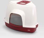 Ebi Kattenbak/Kattentoilet prism 60/hoek Rood M - 38x56x40CM