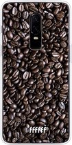 OnePlus 6 Hoesje Transparant TPU Case - Dark Roast #ffffff