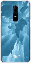 OnePlus 6 Hoesje Transparant TPU Case - Ice Stalactite #ffffff