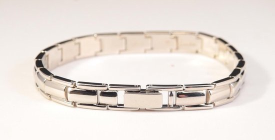 Pronkjuweel Titanium armband 7927 lengte armband 19 cm