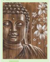 Diamond Painting Budha 30x40 Vierkante Steentjes