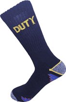 Socke - Sokken - 3 Paar Werksokken Kleur Navy Blauw Antitranspiratie Onzichtbare Antislip Maat 43/46 - Werk Sokken - Work Socks - 3P