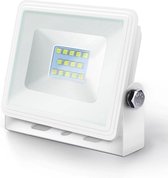 Buitenlamp wit | LED 10W=90W halogeen schijnwerper | koelwit 4000K | waterdicht IP65