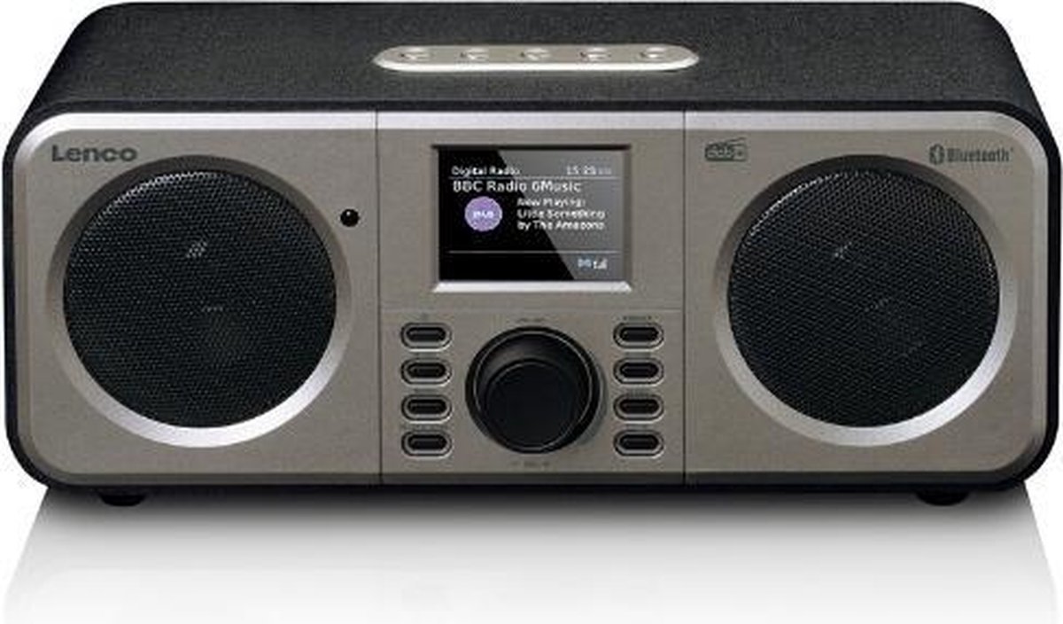 Lenco DAR-030BK - DAB Radio met Bluetooth en afstandbediening - Zwart