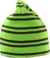 beanie muts result reversible lime/grey/grey