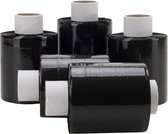 Wikkelfolie zwart - Wikkelfolie - Folie - Rekfolie - 250Mx10CMx20 micron - 3 stuks