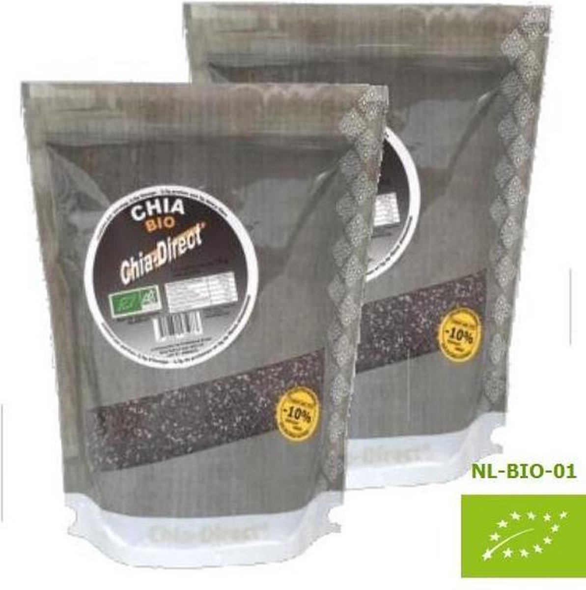 rauwe 100% natuurlijke chia zaad 1kilo - prijs incl verzendkosten - (NL-BIO-01) - chia-direct