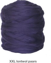 XXL wol-Merino Lontwol- 2 kg paars