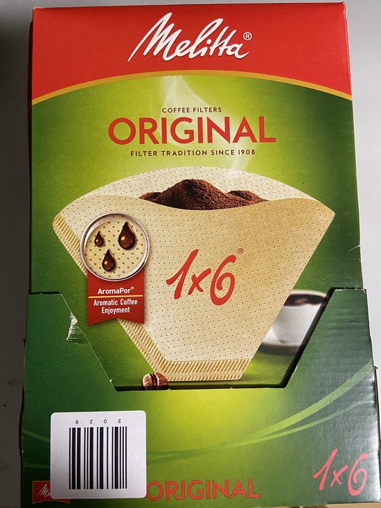 Melitta koffie filter 1x6 filters 40 stuks 8 verpakkingen | bol.com