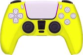 PS5 Controller Skin Silicone Hoes Playstation 5 - Geel - Cover - Hoesje - Siliconen skin case