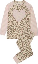 Hatley Meisjes 2-delige Pyjamaset Painted Leopard - 116