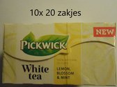 Pickwick - White tea - witte thee - Lemon, Blossom & mint -  multipak 10x 20 zakjes