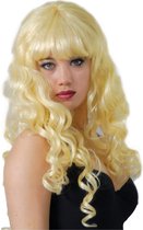 Fiestas Guirca Verkleedpruik Krullen Dames Synthetisch Blond