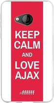 HTC U Play Hoesje Transparant TPU Case - AFC Ajax Keep Calm #ffffff