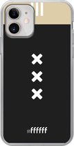 iPhone 12 Mini Hoesje Transparant TPU Case - AFC Ajax Uitshirt 2018-2019 #ffffff