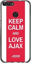 Huawei P Smart (2018) Hoesje Transparant TPU Case - AFC Ajax Keep Calm #ffffff