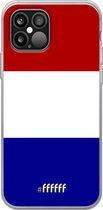 iPhone 12 Pro Max Hoesje Transparant TPU Case - Nederlandse vlag #ffffff