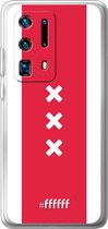 Huawei P40 Pro+ Hoesje Transparant TPU Case - AFC Ajax Amsterdam1 #ffffff