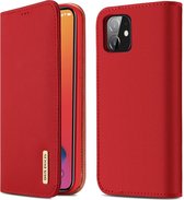 iPhone 12 Mini hoesje - Dux Ducis Wish Wallet Book Case - Rood