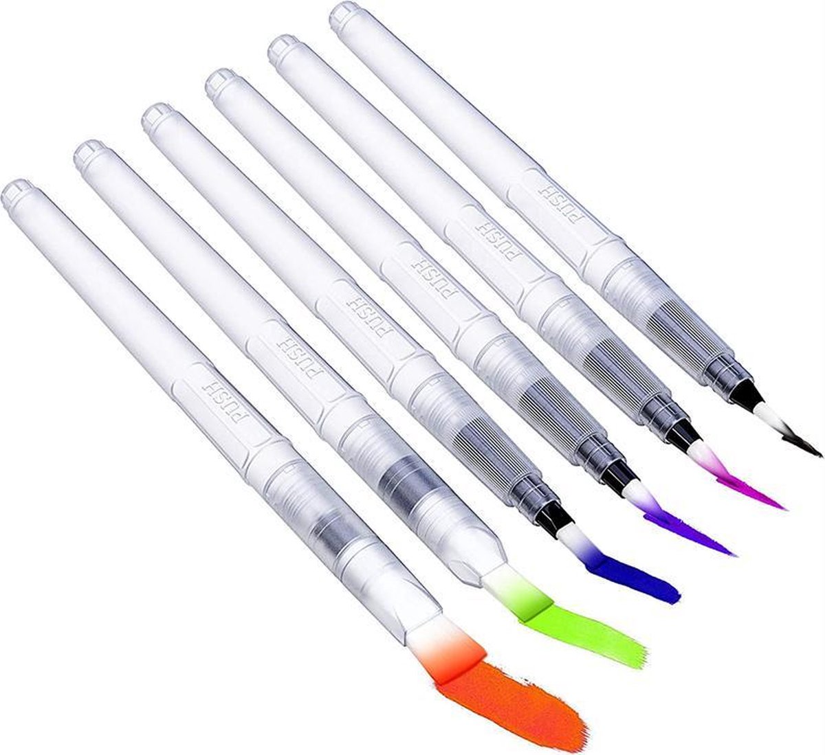 Water brush pens | hervulbare penselen | set van 6