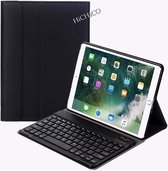 HiCHiCO Smart Keyboard Case, Wireless Bluetooth Keyboard hoesje voor Apple iPad Pro 10.5" (2017) / Apple iPad 10.2" (2019 / 2020) Zwart - Magnetically Detachable met toetsenbord en