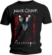 Alice Cooper Heren Tshirt -S- Paranormal Splatter Zwart