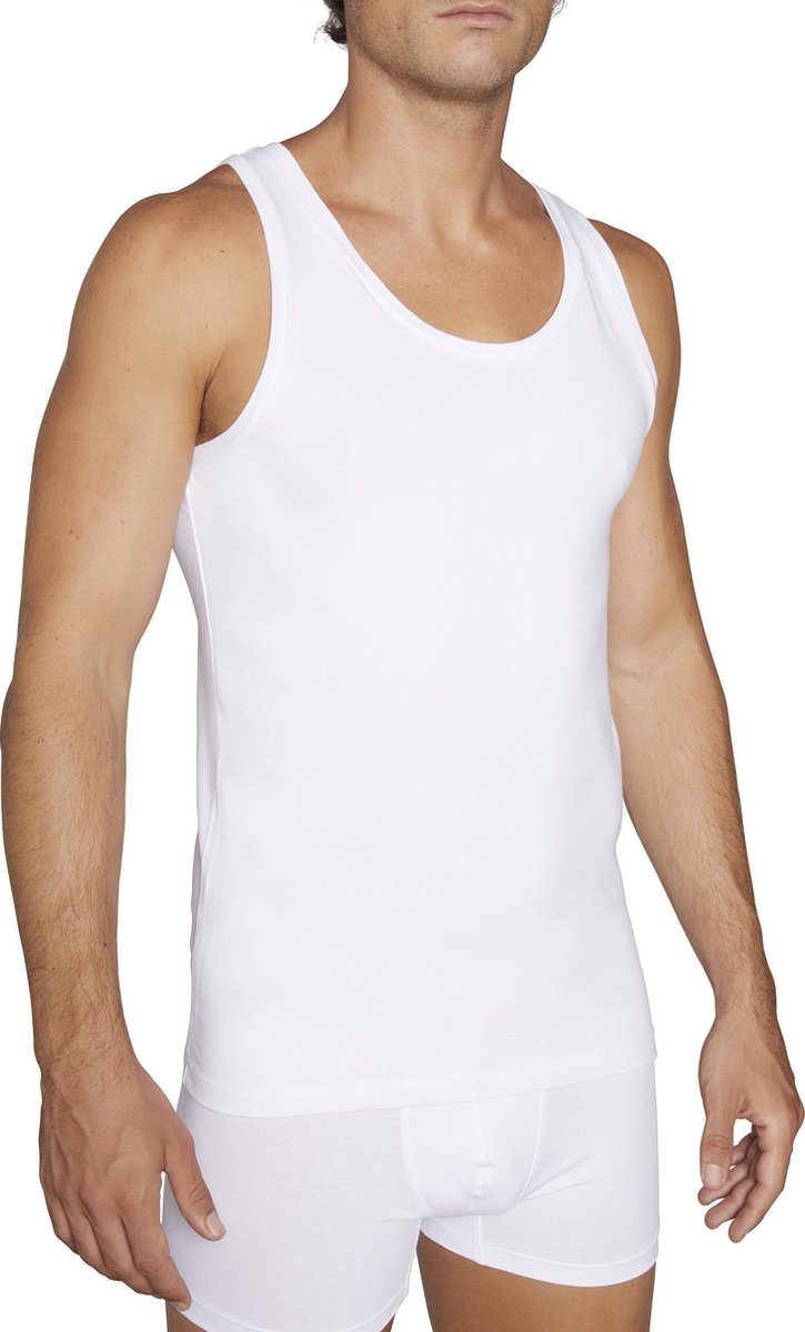 Onderhemd slim Fit Tank-top (brede schouderband) size Medium/ WIT | bol