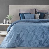 Luxe bed_deken_Brulo_Polyester_sprei_220x240 cm_Gewicht-180+70+100 GSM__blauw